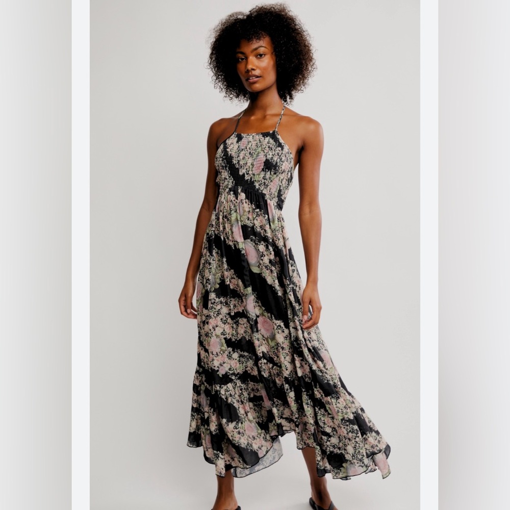NWT IntimatelyFree People Heat Wave Printed Maxi Dress size Small